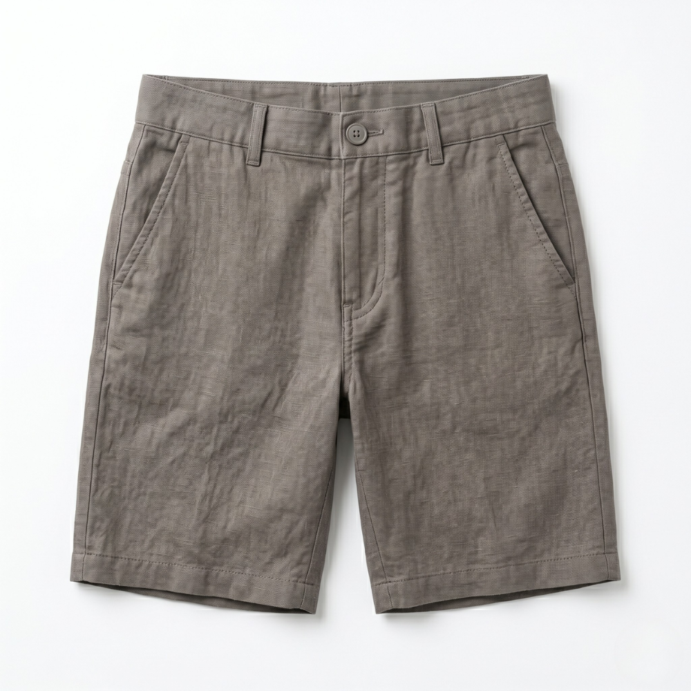 Easywear Linen Shorts Gray