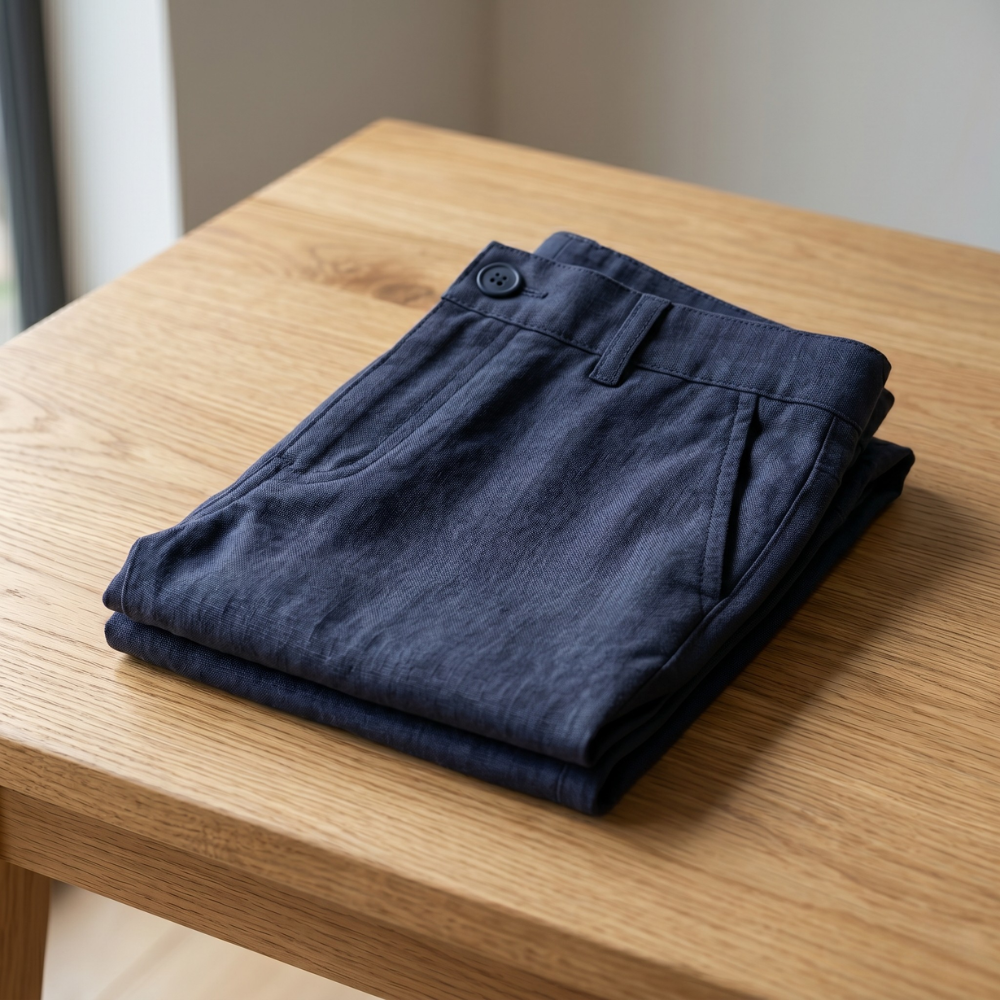 Easywear Linen Shorts Blue