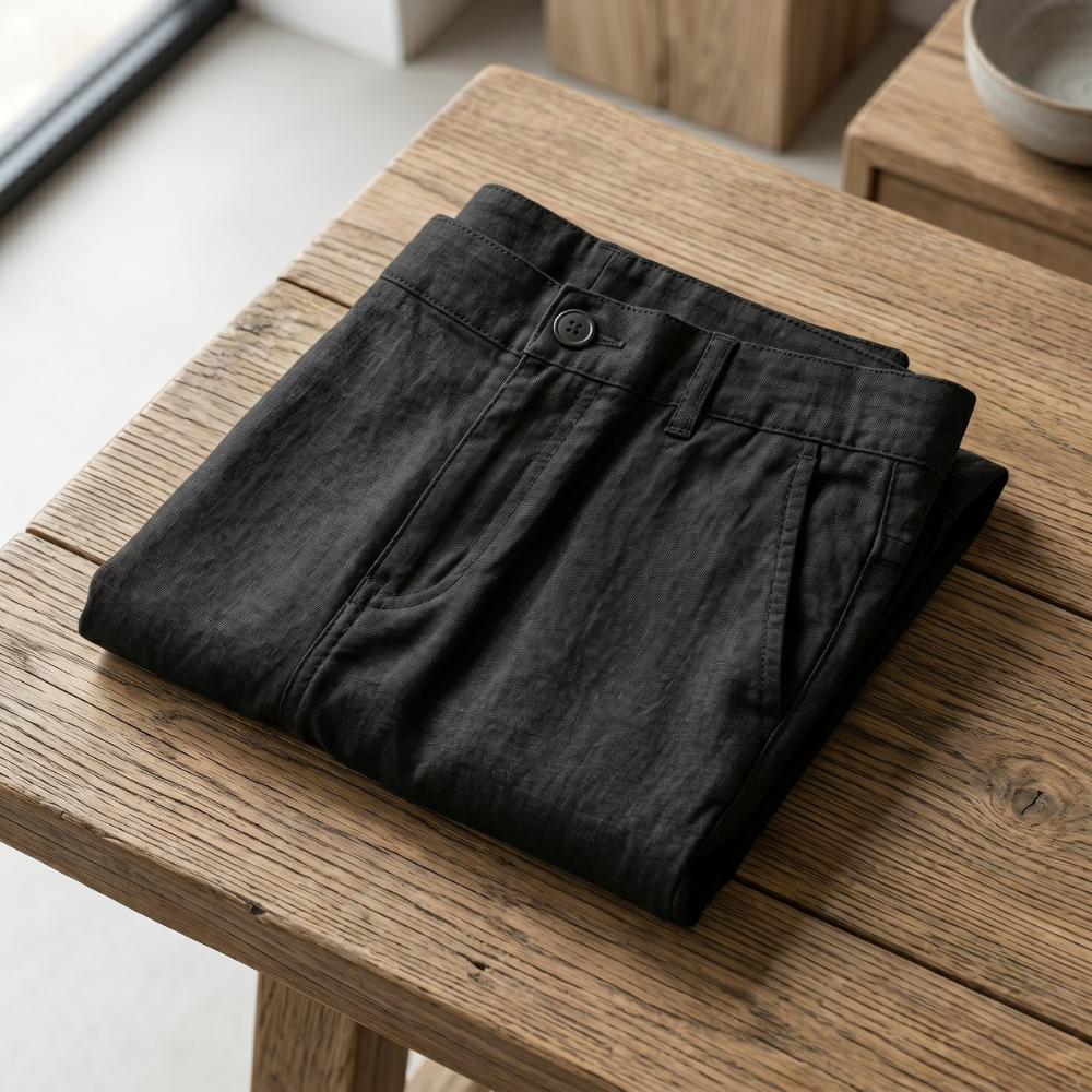 Easywear Linen Shorts Black