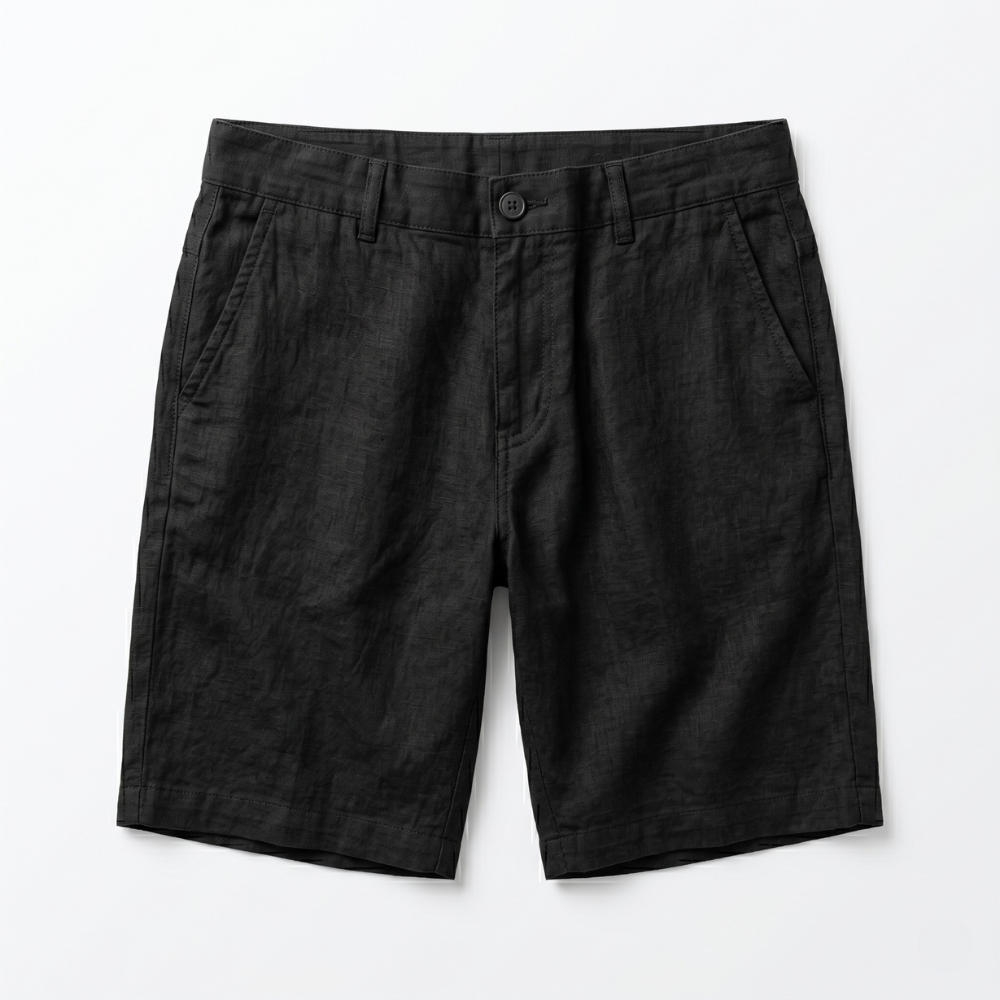 Easywear Linen Shorts Black